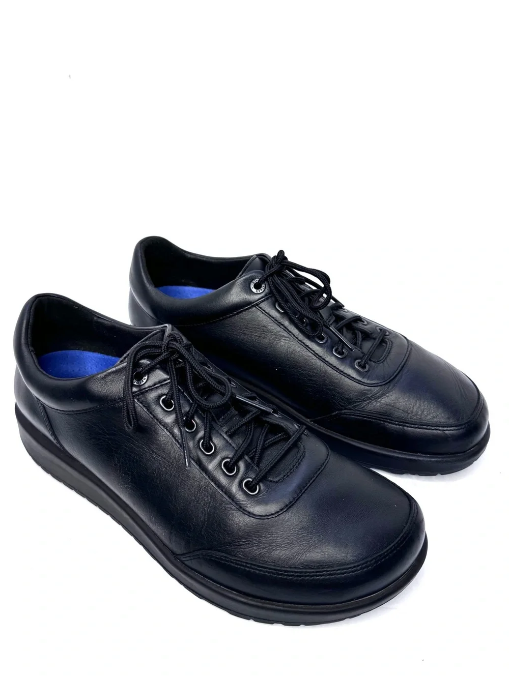 Birkenstock Highwood Lace Low Mens US 7 EU 40 Black Leather Comfort Shoes